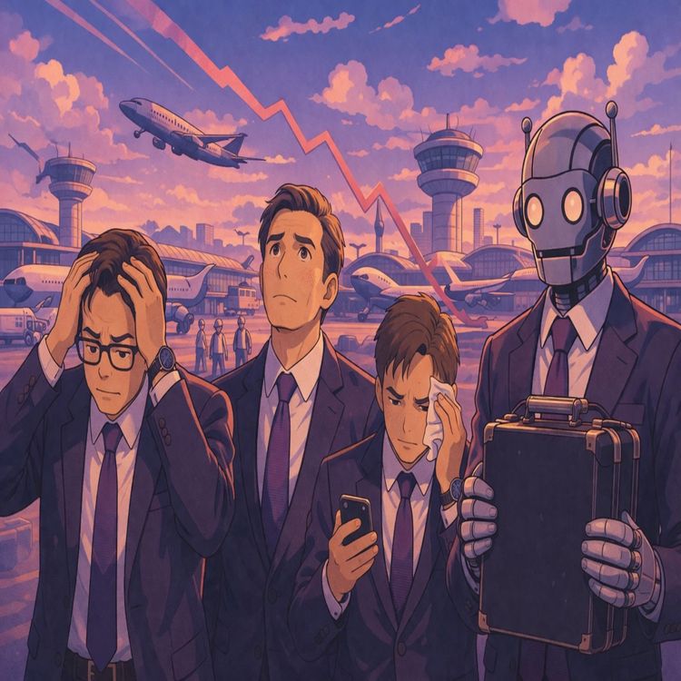 cover art for Tough Times for Airlines. Change CEOs! or Tough Times for Airlines, Change CEOs?