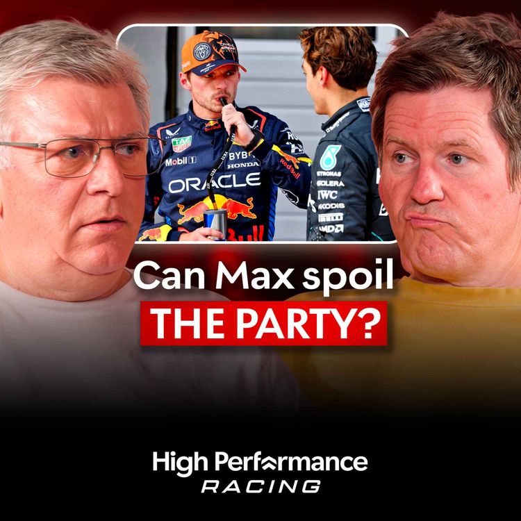 cover art for Russell UNTOUCHABLE, Max Wants Hadjar’s Upgrade & Aston SLOWER Than F2 (E24)