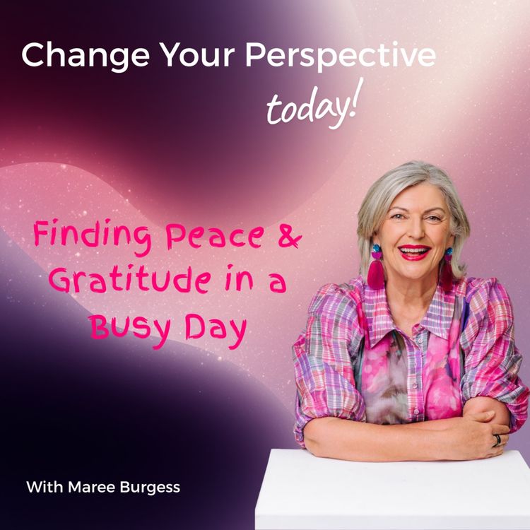 cover art for Finding Peace & Gratitude in a Busy Day