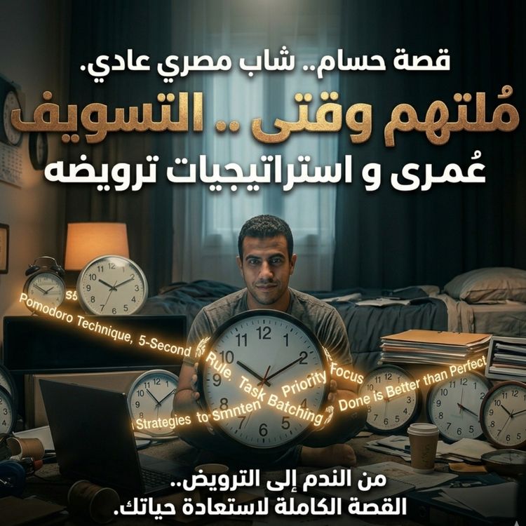 cover art for مُلتهم وقتى .. التسويف و تأجيل عُمرى و استراتيچيات ترويضه