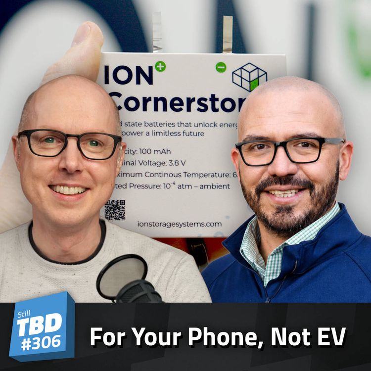 cover art for 306: Is This Finally a Real Solid State Battery? With Jorge Diaz Scheider