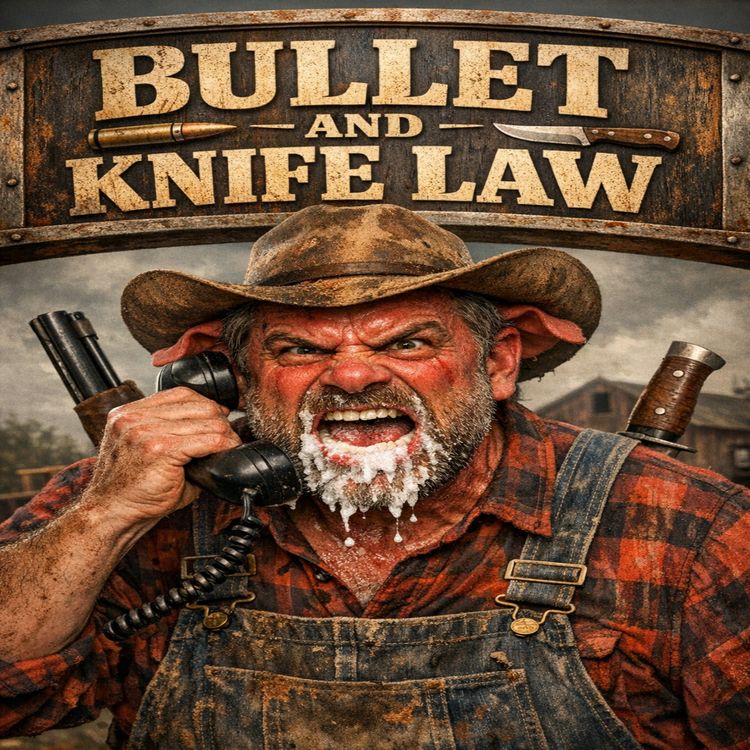 cover art for CRIME COMEDY SHORT BULLET AND KNIFE LAW