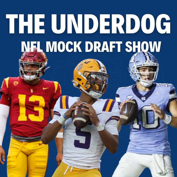 cover art for 2024 Live First Round NFL Mock Draft