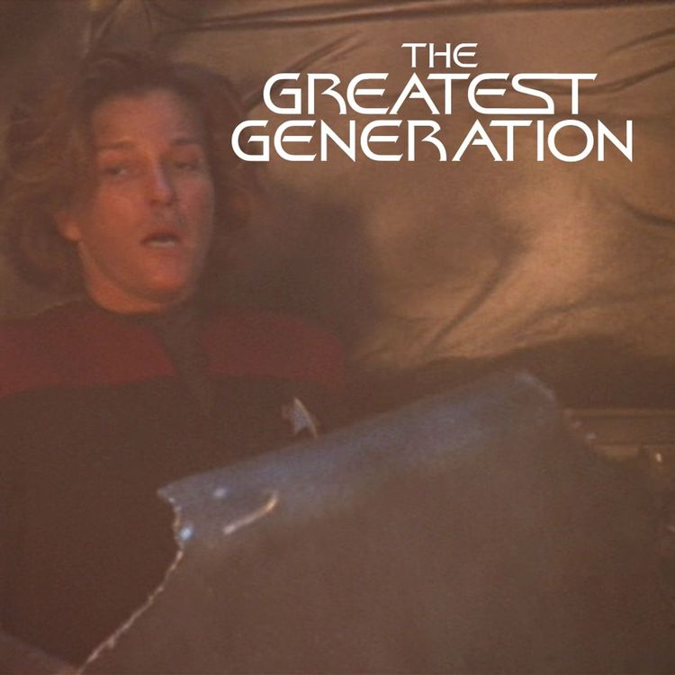 cover art for Hairy Fingers with a Galaxy Brain (VOY S4E9)