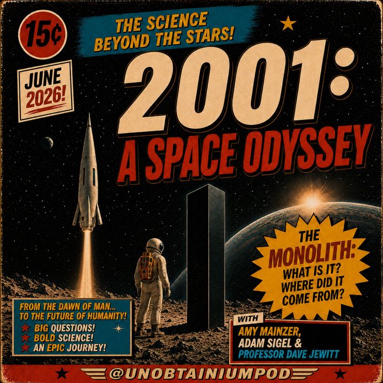 cover art for Alien Intelligence, Physics of Space, a Homicidal AI, and More with UCLA planetary scientist (and discoverer of the Kuiper Belt) Dave Jewitt on Kubrick’s Masterpiece