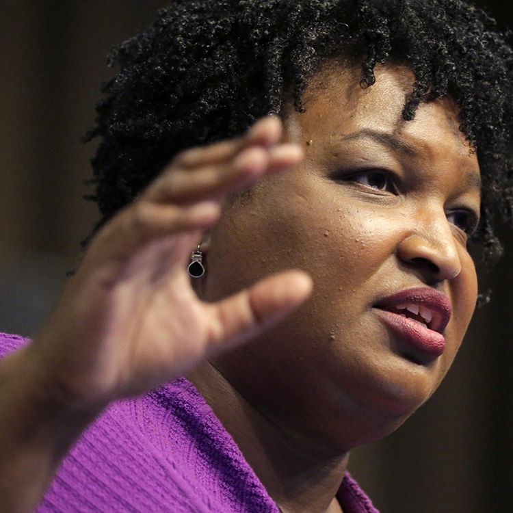 cover art for Stacey Abrams on why the gutting of the Voting Rights Act is 'evil'