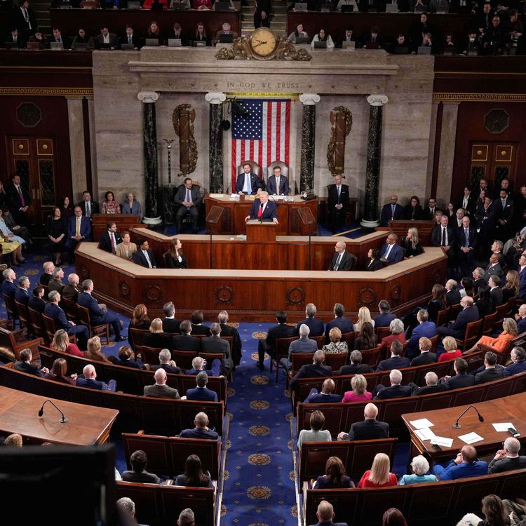cover art for Gaza. Mitch McConnell. Is Congress finally being forced to change?