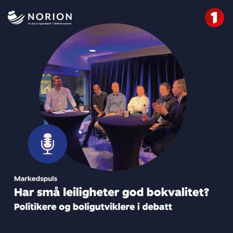 cover art for Markedspuls 15. des 2025 – Har små leiligheter god bokvalitet? Møt Byråden, SV og boligutviklerne i debatt