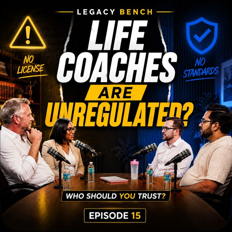 cover art for Should Life Coaches Be Regulated? 4 Wellness Professionals Debate | Legacy Bench Ep. 15