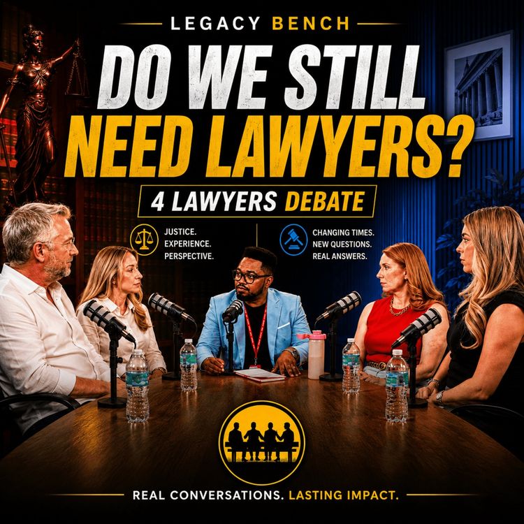 cover art for Will AI Replace Lawyers? Legal Fees, ChatGPT & the Future of Law | Legacy Bench Ep. 16