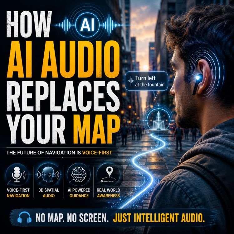 cover art for How AI Audio Replaces Your Map