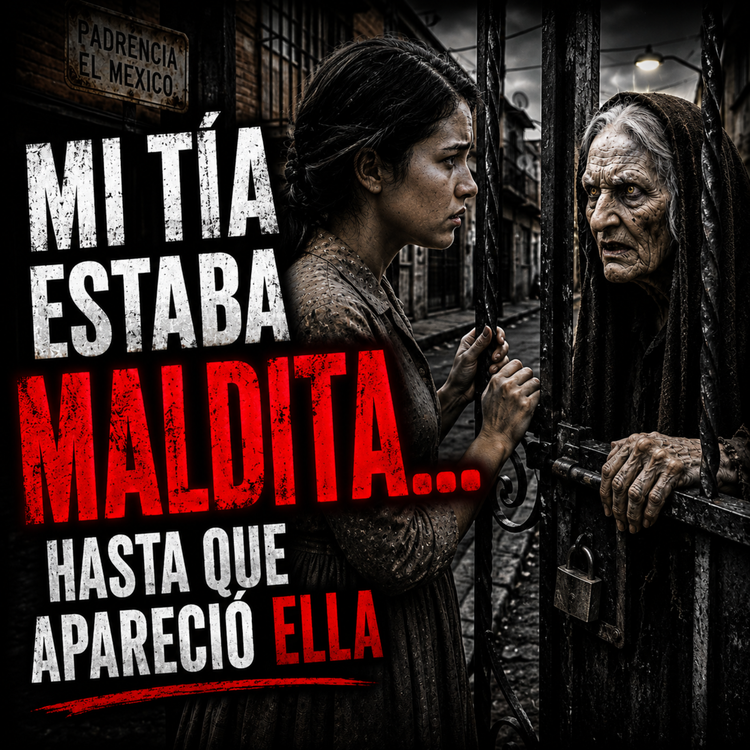 cover art for “MI TÍA ESTABA MALDITA… HASTA QUE APARECIÓ ELLA” más 3 relatos de seguidores