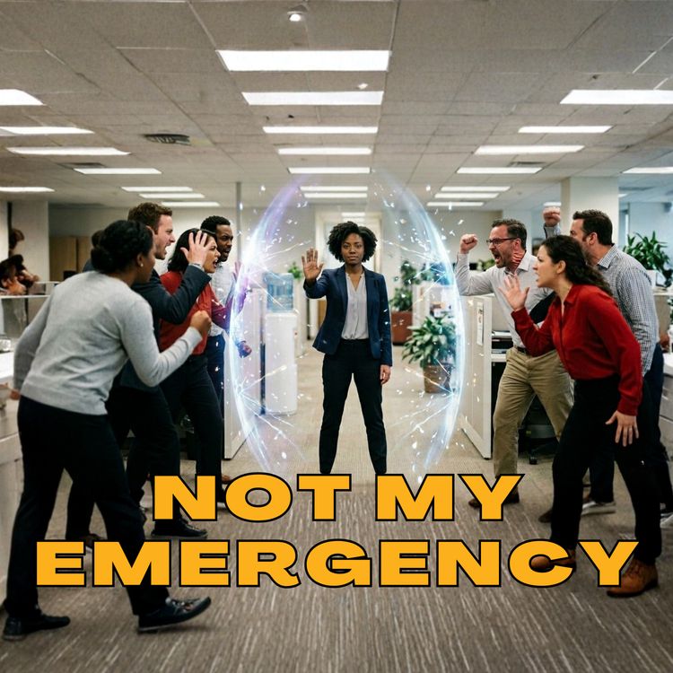cover art for Their Discomfort Is Not Your Emergency: Protect Your Energy