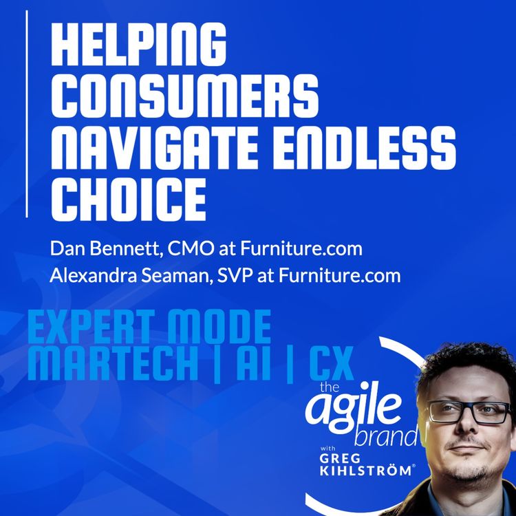 cover art for Furniture.com's CMO Dan Bennett and SVP Alexandra Seaman on helping consumers navigate endless choice