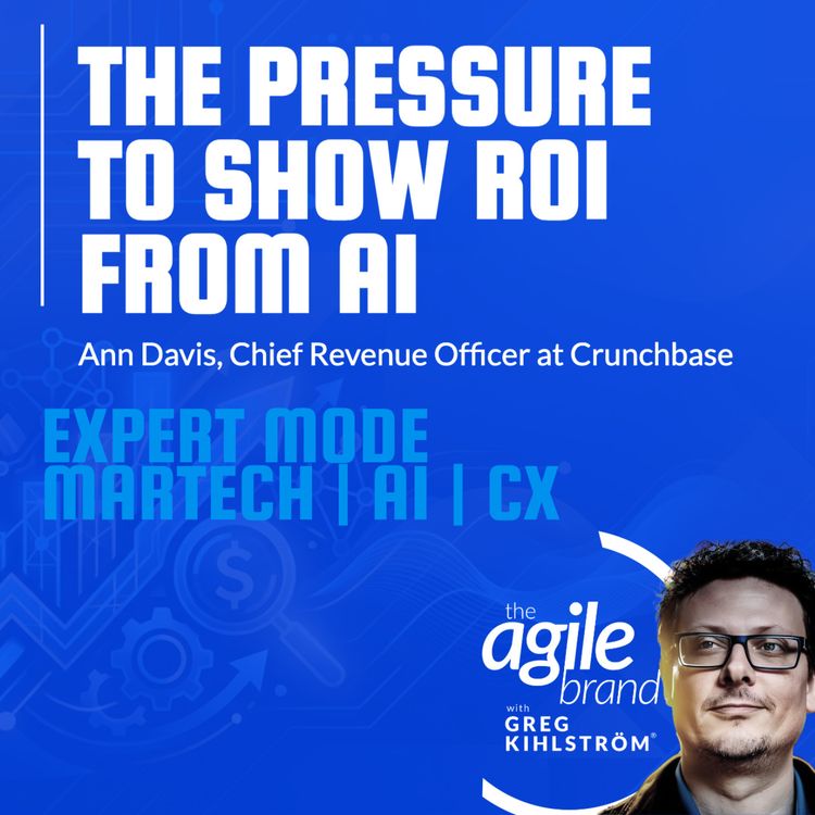 cover art for Crunchbase CRO Ann Davis on the pressure to show ROI from AI