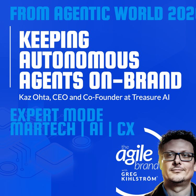 cover art for Treasure AI CEO Kaz Ohta on keeping autonomous agents on-brand