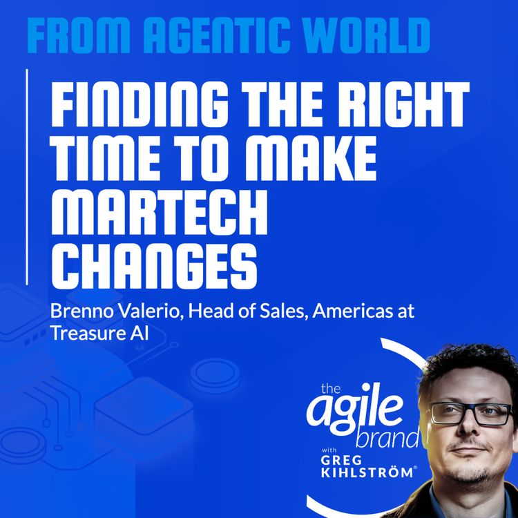 cover art for Treasure AI's Brenno Valerio on finding the right time to make martech changes