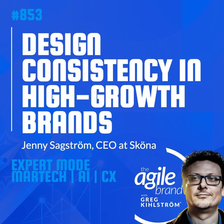 cover art for #853: Sköna CEO Jenny Sagström on design consistency in high-growth brands
