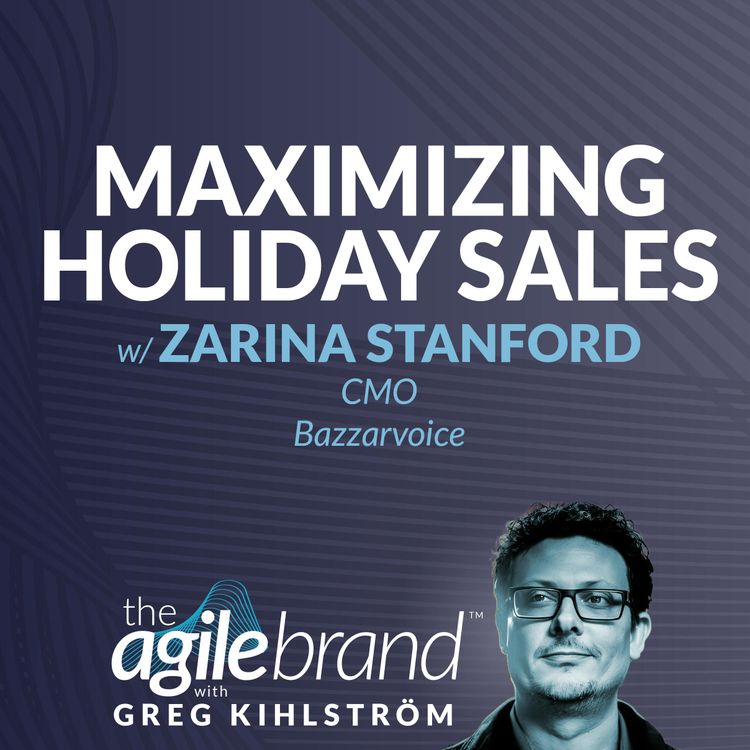 cover art for #551: Maximizing holiday sales with Zarina Stanford, Bazaarvoice