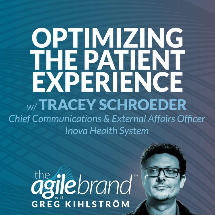 cover art for #577: Optimizing the patient experience with Tracey Schroeder, Inova Health System