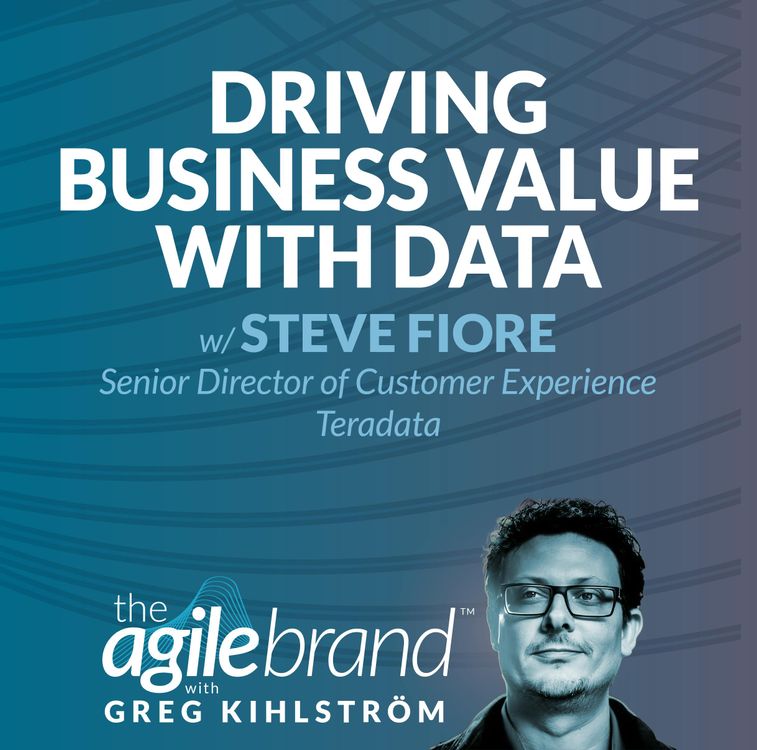 cover art for #560: Driving business value with data with Steve Fiore, Teradata