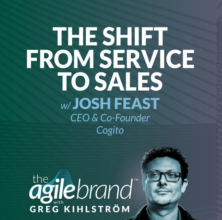cover art for #559: The shift from service to sales with Josh Feast, Cogito