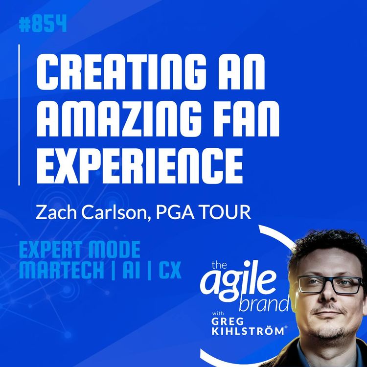 cover art for #854: PGA TOUR's Zach Carlson on creating an amazing fan experience
