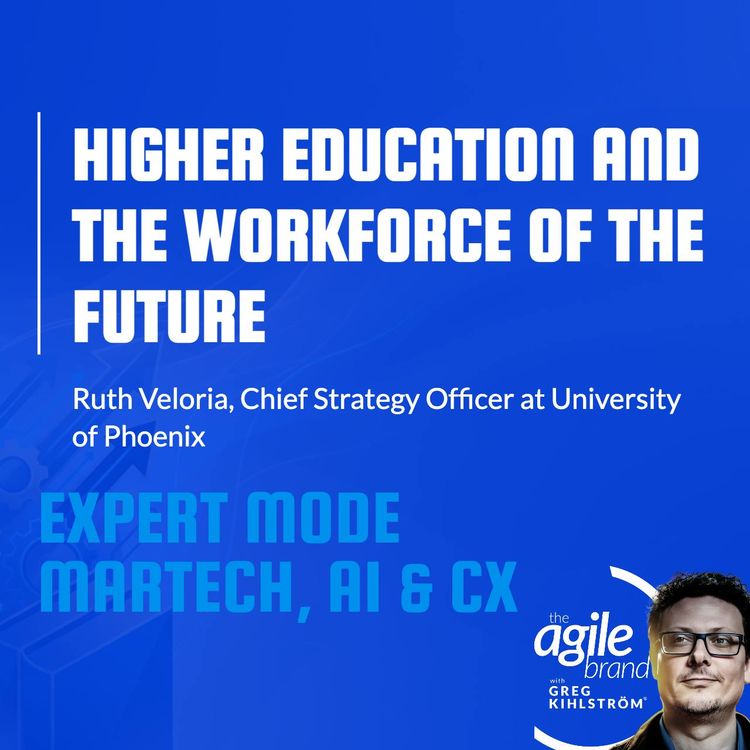 cover art for University of Phoenix Chief Strategy Officer Ruth Veloria on higher education and the workforce of the future