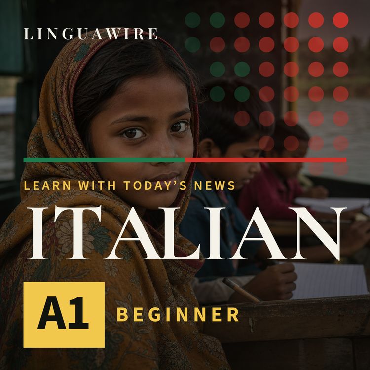 cover art for A1 Italian News | Can Bangladesh's Floating Schools Keep Kids in Class?