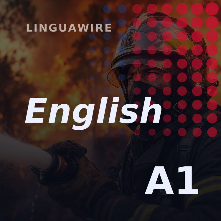 cover art for A1 English News | More than 220,000 Flee Wildfires in France and Spain