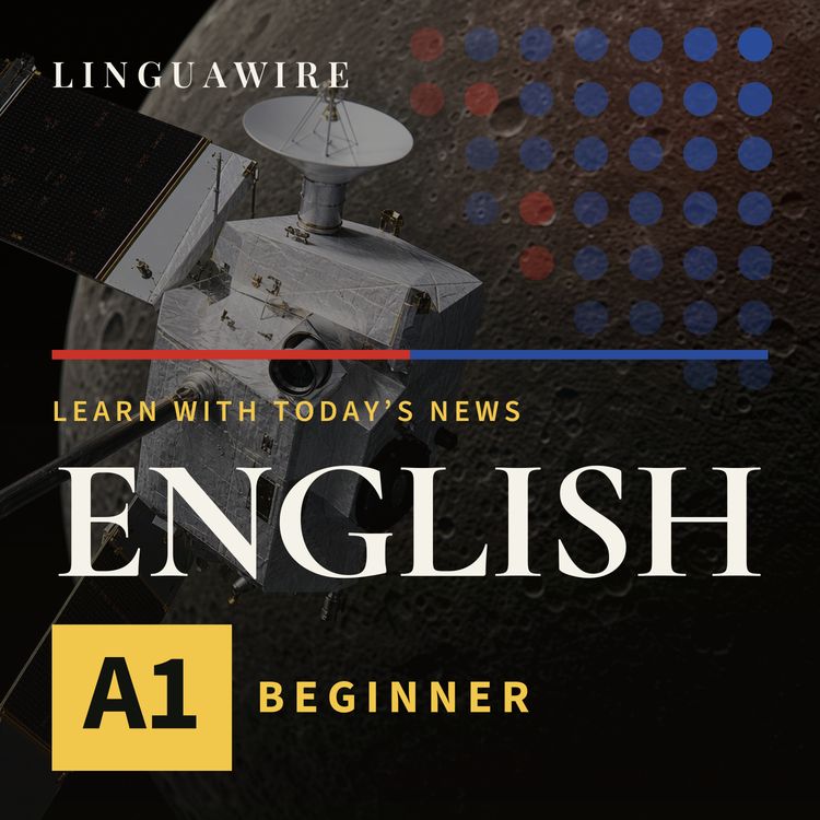 cover art for A1 English News | After 8 Years, BepiColombo Reaches Mercury's Final Stretch