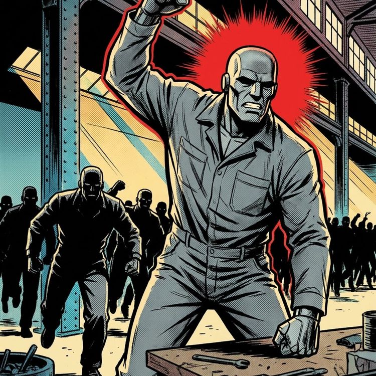 cover art for R.U.R. and the Robot Uprising: Čapek's Labor Warning