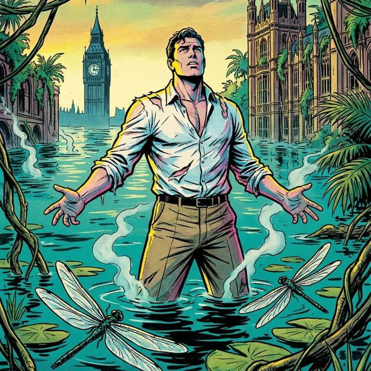 cover art for The Drowned World: Ballard's Heat Death of Civilization