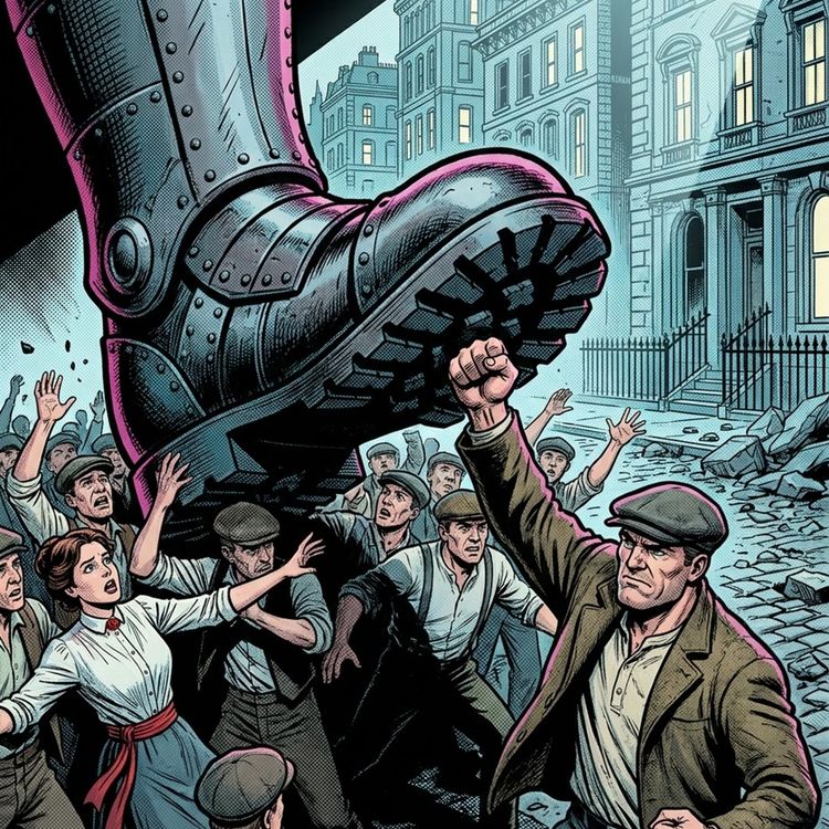 cover art for The Iron Heel's Oligarchy: Jack London's Fascism Prophecy