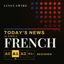 cover art for Learn French A1 | Slow Easy French News, Daily