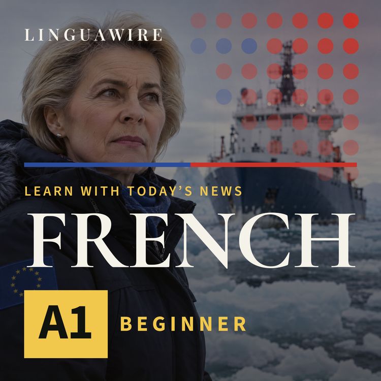 cover art for A1 French News | EU Puts Arctic Security Ahead of Climate Concerns