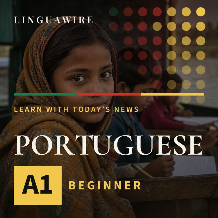 cover art for A1 European Portuguese News | Can Bangladesh's Floating Schools Keep Kids in Class?