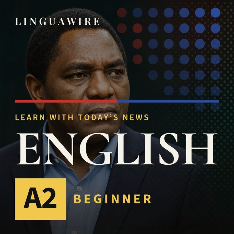 cover art for A2 English News | Can Zambia Finish Counting After Violence?