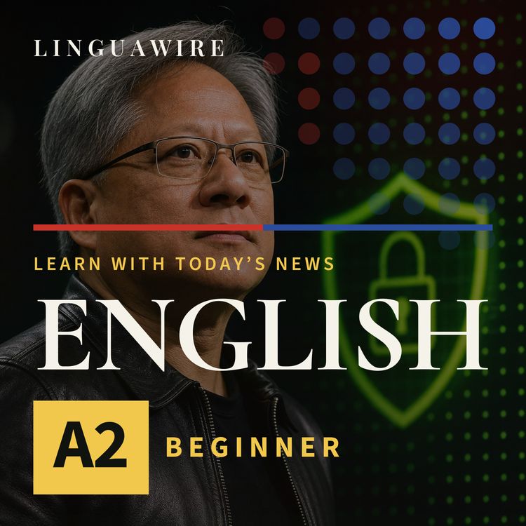 cover art for A2 English News | Nvidia Builds a Safety Net for AI Agents