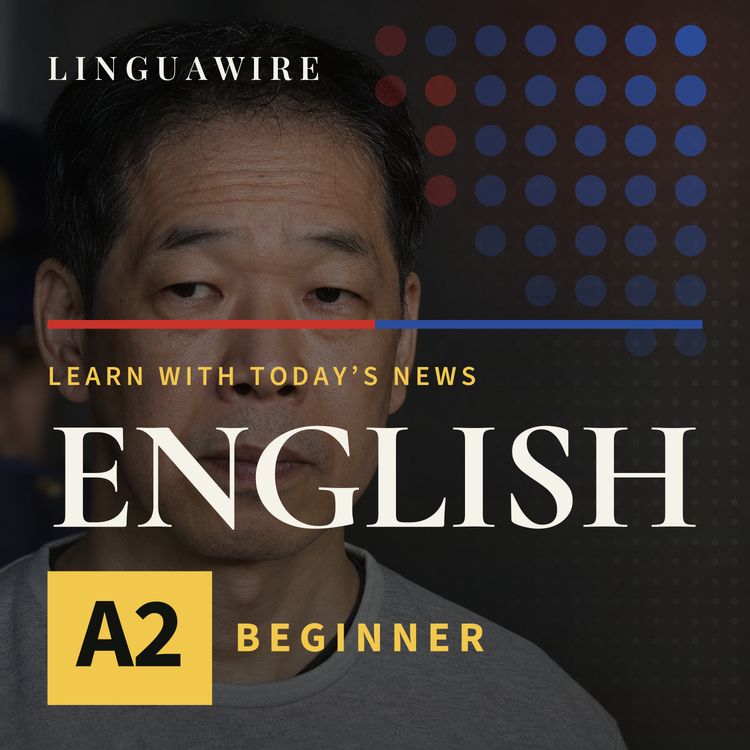 cover art for A2 English News | Japan Executes Man for Killing 5 People