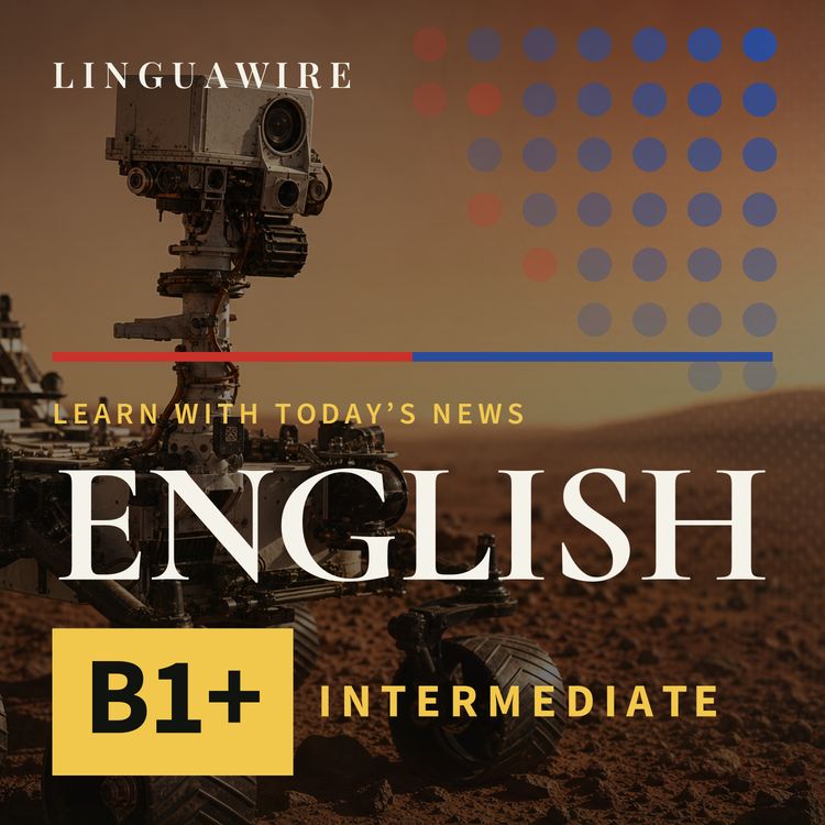 cover art for B1 English News | How Perseverance Set a Mars Driving Record