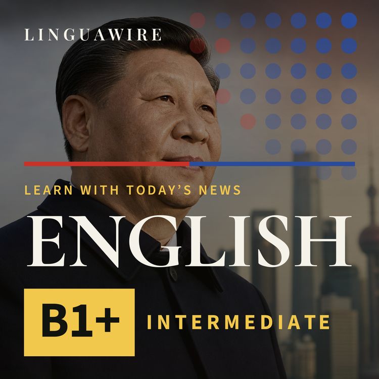 cover art for B1 English News | China's Emissions Fall as Oil Use Drops