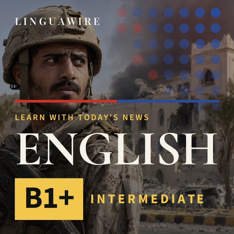 cover art for B1 English News | Yemen Palace Hit by Five Houthi Missiles