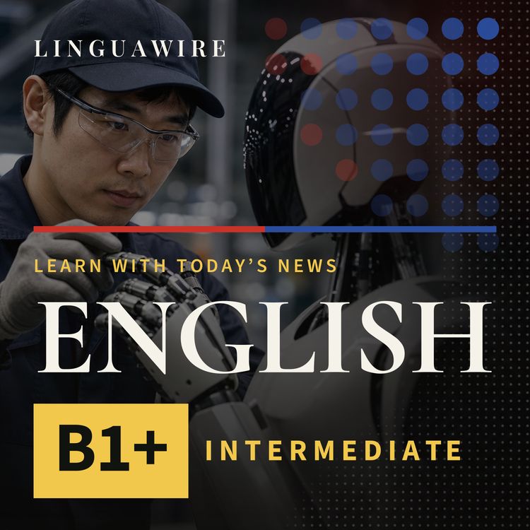cover art for B1 English News | Can Toyota's 400,000 Robots Work With Humans?