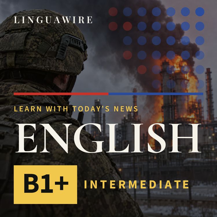 cover art for B1 English News | Why Ukraine Hit a Russian Refinery Near Moscow