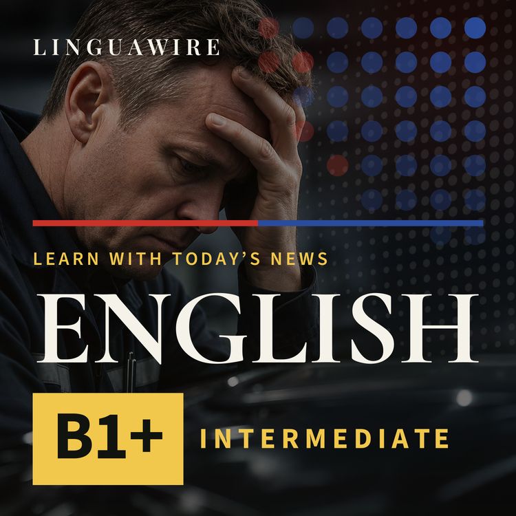 cover art for B1 English News | Jaguar Land Rover Faces Thousands of Job Cuts