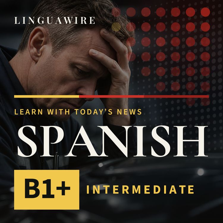 cover art for B1 Spanish News | Jaguar Land Rover Faces Thousands of Job Cuts