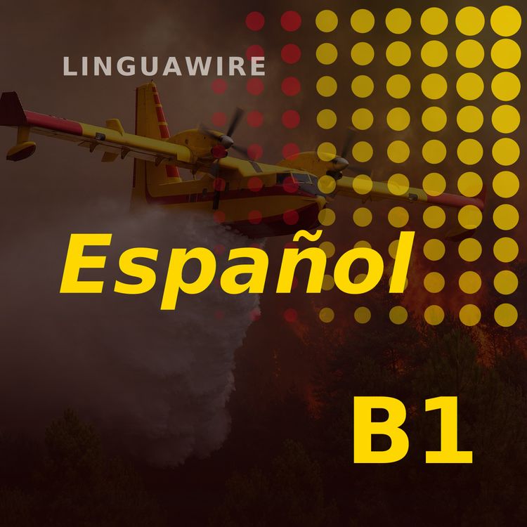 cover art for B1 Spanish News | Hectares Burn as Fire Near Paris Spreads