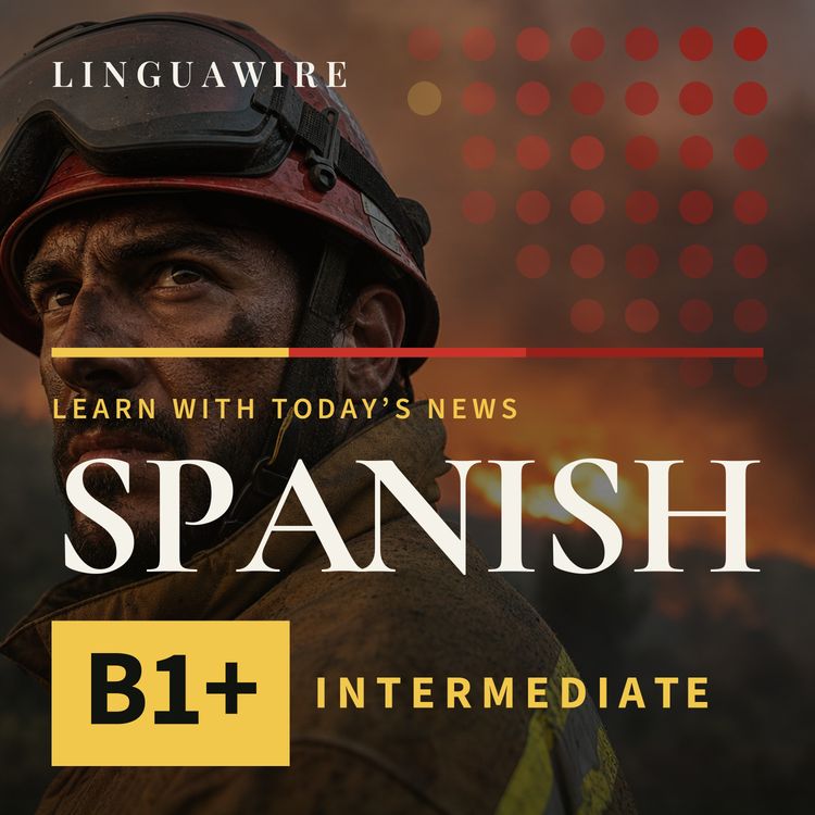 cover art for B1 Spanish News | Can Salamina Survive the Twin Fires?