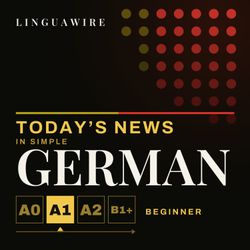 cover art for Learn German A1 | Slow Easy German News, Daily